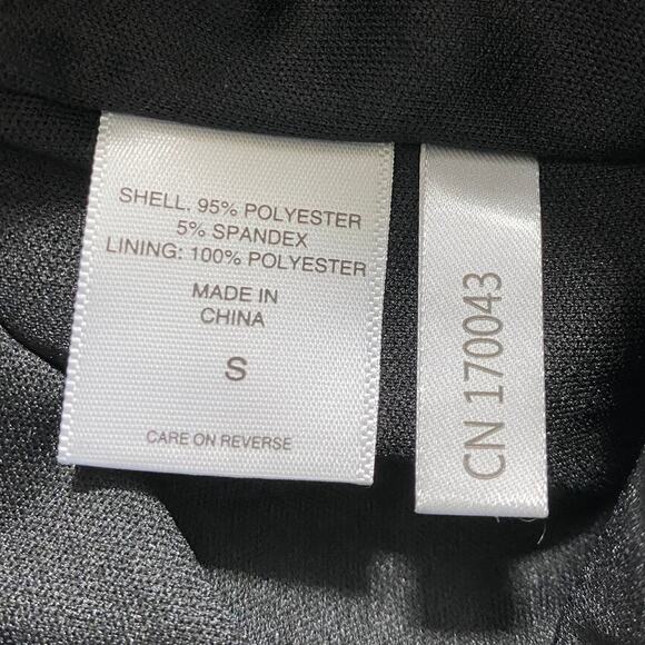 New York &‎ Company Stretch Floral Pencil Skirt Women S Black Gold Career NWT - Picture 7 of 8